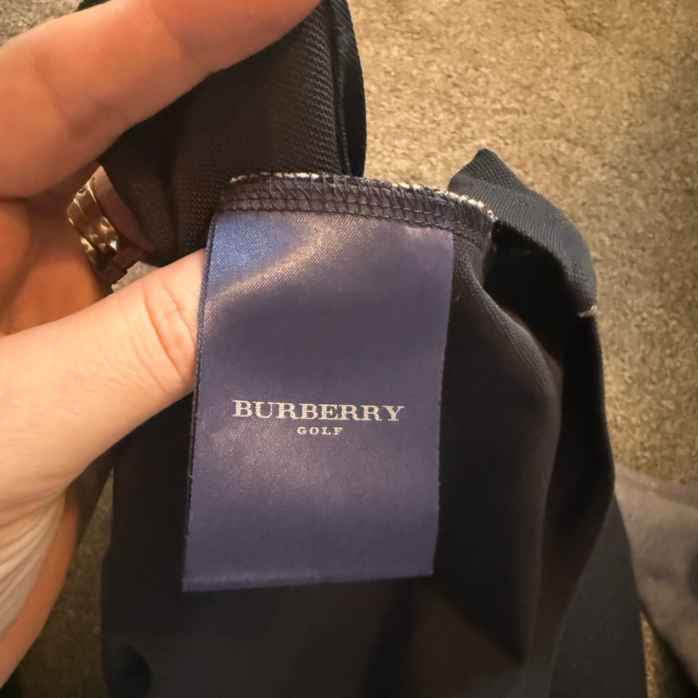 Burberry Golf Black Plaid Accent Skort Sz L - Picture 7 of 7